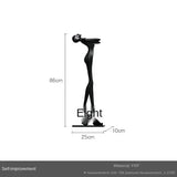 Hotel Lobby Large Figure Floor Ornaments Sales Office Model Room Window Abstract Art Soft Decoration Sculpture