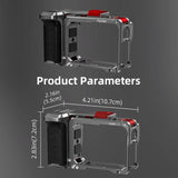 Metal Cage Handle for Insta360 Ace Pro/Xplorer Shockproof Camera Case with Lens Cover Street Sports Photography Accessories