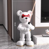 AOOKMIYA ART+ Creative Gifts Home Decor Lightsaber Bear Statues Floor Decoration Nordic Living Room Creative Animal Sculpture Art Ornaments Housewarming Gift