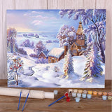 AOOKMIYA DIY Paint By Numbers Complete Kit Acrylic Paints 40*50 Canvas Pictures Wall Paintings Crafts for Adults By Bray