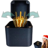 AOOKMIYA ART+ Creative Gifts Middle Finger In A Box Creative Funny Decorative Crafts 3D Printing Middle Finger Christmas Gift Box Family Game Gift