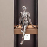 Modern Figurines Minimalism Art Miniatures Luxury Creative Ornaments for Bedroom Aesthetic Room Decor Original and Funny Gifts