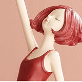 AOOKMIYA ART+ Creative Gifts Luxury Creative Balloon Girl Decoration for Home Figure Sculpture Statue Living Room Bedroom Desk Ornaments Craft Christmas Gift