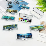 AOOKMIYA Empty Portable Color Palette 12 Grid 1ML Pigment Box Watercolor Packaging Box Art Student Travel Sketching and Painting Supplies
