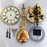Old-Fashioned Mechanical Winding Floor Wall Table Full Copper Clock Movement Accessories 31 Days 15 Days
