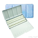 AOOKMIYA Empty Watercolor Tin Palette with 14/26/52 Pans, Metal Watercolor Paint Case with Lid, Paint Box for Travel Gouache Oil Painting  AOOKMIYA.COM