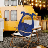 AOOKMIYA [Lyre Harp] 16-String Solid Mahogany Lyre Harp - Portable for Music Art - Durable Rich Sound AOOKMIYA.COM