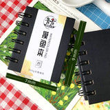 AOOKMIYA Mini Portable Watercolor Notebook 300g Cotton Fine Texture Sketch Pocket Notebook Coil Bound Student Travel Art Supplies