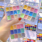 AOOKMIYA Schmincke 12-color Macaron Candy College-level Opaque Watercolor Paint Sub-package 1ML/2ML Portable Painting Art Supplies