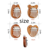 AOOKMIYA ART+ Creative Gifts 8 Key Mini Wooden Kalimba High Quality Exquisite Finger Thumb Piano Marimba Musical Good Accessory Pendant Gift