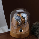 Mechanical Watch Winder Box Automatic Luxury Yarn Winder Transparent Rotating Watch Storage Box Display Cabinet Silent Battery