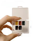 AOOKMIYA Schmincke City Series 5 Color Precipitated Watercolor Portable Watercolor Box Subpackage Master  Acuarela Art Supplies