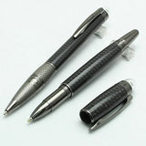 Tat Classique Metal Bussiness Carbon Fiber MB Ballpoint Rollerball Platinum-plated Clip Office Stationery Fountain Pen Gift