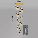 Modern home decoration crystal chandelier, stair Pendant lamp, living room Pendant lights, interior lighting