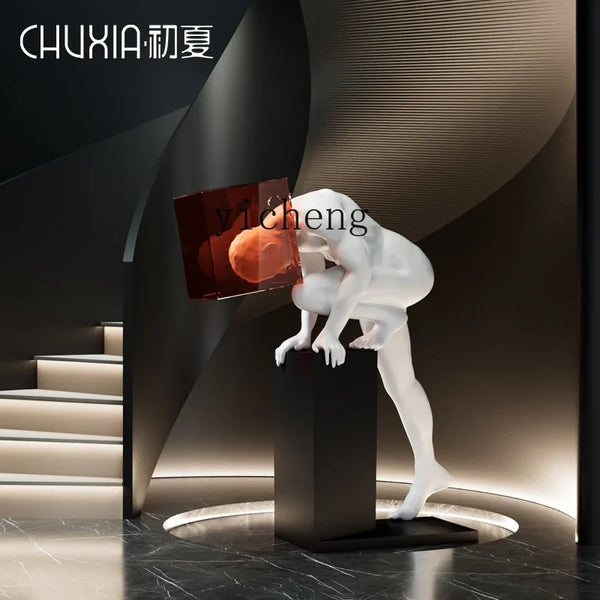 AOOKMIYA ART+ Creative Gifts ZC modern figure sculpture creative abstract art large floor ornament living room decoration