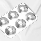 Metal Hand Drawn Watercolor Palette 6/10/12 Wells Circular/Rectangular Painting Color Palette Mixing Paint Tray Art Supplies