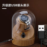 Mechanical Watch Winder Box Automatic Luxury Yarn Winder Transparent Rotating Watch Storage Box Display Cabinet Silent Battery