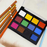 AOOKMIYA 12-color Toner Sketch Powder Water-soluble Toner Beginner Painting Large Area Color Shop Student Painting Art Supplies