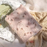 Lace Flower Handmade Ledger Girl's Notebook Student Diary Essential for Elementary and Middle School Students  Notebook