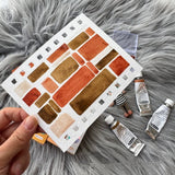 AOOKMIYA Schmincke Liquid Charcoal Pigment Subpackage 1ML/2ML Watercolor Pigment Liquid Blood Red Carmine Art Student Painting Supplies