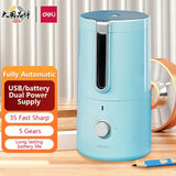 AOOKMIYA Deli Fully Automatic Pencil Sharpeners USB Fast Charge Electric Pencil Sharpener Gift for Children School Supplies Stationery