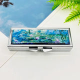 AOOKMIYA Empty Portable Color Palette 12 Grid 1ML Pigment Box Watercolor Packaging Box Art Student Travel Sketching and Painting Supplies