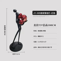 AOOKMIYA ART+ Creative Gifts Modern Humanoid Art Sculpture Creative Floor Lamp Home Exhibition Hall Hotel FRP Large Decorative Figure Ornaments