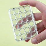 AOOKMIYA Empty Mini Watercolor Paint Packing Box 0.8ML 24Grids Portable Moisturizing Box Art Student Going Out for Sketching Art Supplies