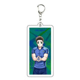 AOOKMIYA ART+ Creative Gifts Blue Lock Isagi Yoichi Acrylic Anime Keychain Bag Charms Pendant Jewelry Cute Creative Key Ring Friends Gift Figure Cartoon