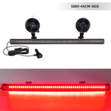 Automobile parts 48LED Car Strobe Lights Windshield LED Police Lights Truck Flash Warning Light 12V 24V Front Rear Emergency Lamps for Car