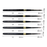 AOOKMIYA 5pcs Set Portable Travel Watercolor Brush Round Head Sable Hair Detachable Pocket Pen Hook Line Sketching Painting Art Supplies