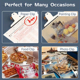 AOOKMIYA 1pc/3pcs/5pcs Large Bull Paper Clips 14.5cm/5.7in,School Supplies for Bulletin Board,Artworks,Food Bag,Photos,Metal Chip