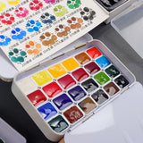 AOOKMIYA 24-color Rubens Watercolor Pigment Packaging 0.5/1ML Transparent Watercolor Novice Painting Pigment Aquarela Art Supplies