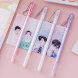 Pen  36pcs cartoon style neutral  cute super cute creative girl heart high value  stationery black water  signature  t