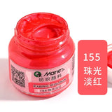 Dazzling Fluorescent Textile Fiber Acrylic Paint Single Bottle 50ml Colorful Painting Clothes Dye Waterproof Graffiti Diy