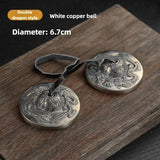 Nepal Handmade Copper Touch Bell Yoga Meditation Chime Touch Bells Copper Ring Sound Therapy Musical Percussion Instrument