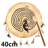Goatskin Indian Hand Drum Minority Ethnic Group Drum Sound Therapy Meditation Professional Percussion Instruments Tambourines