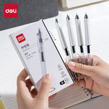 Deli 4/8pcs 0.5mm Black Ink Quick-drying Gel Pen Stationery School Student Supplies Office Supplies Signing Pen Gift Office Pen