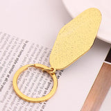 AOOKMIYA ART+ Creative Gifts TV Show Twin Peaks Keychain Creative Metal Hang Tag Badge Pendant Keyring Car Backpack Key Holder Fashion Jewelry Accessories