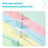 Deli 2-Meter Soft Tape Measure Flexible Telescopic Self-Locking Ruler Customized Centimeter Inch Portable for Human Sewing