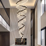 Modern home decoration crystal chandelier, stair Pendant lamp, living room Pendant lights, interior lighting