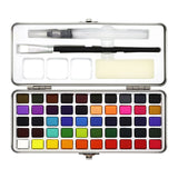 AOOKMIYA Ginflash 50/90colors Solid Pigment Watercolor Paints Set With Water Color Portable Brush Pen Professional Painting Art Supplies AOOKMIYA.COM