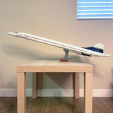 AOOKMIYA ART+ Creative Gifts IN stock 2083 pieces of MOC10318 Concorde aircraft large creative decoration puzzle ornaments, boys' birthday holiday gifts