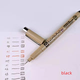 Drawing Tools  Black Waterproof Pen   Office Utensils Watercolor Pens  Waterproof Outlining Pens for Drawing  Neutral Pens
