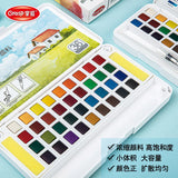 12/24/36/48 Colors Watercolor Paint Set with Water Brush Pens Art Supplies, for Artists, Amateur Hobbyists and Painting Lovers