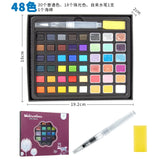AOOKMIYA 48/88 color solid watercolor set pearlescent metallic watercolor painting paint AOOKMIYA.COM