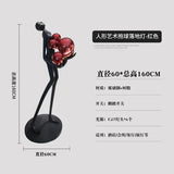 AOOKMIYA ART+ Creative Gifts Modern Humanoid Art Sculpture Creative Floor Lamp Home Exhibition Hall Hotel FRP Large Decorative Figure Ornaments