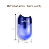 1Pc Double Hole Pencil Sharpener Transparent Pen Knife Kid Student Cutting Manual Pencil Sharpener Stationery School Supplies