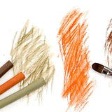 6pcs Iron Box Professional Sketch Charcoal Stick Dry Material Soluble Toner Sketch Charcoal Artist Art Crayons Painting