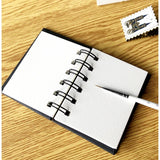 AOOKMIYA Mini Portable Watercolor Notebook 300g Cotton Fine Texture Sketch Pocket Notebook Coil Bound Student Travel Art Supplies